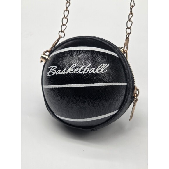 Unbranded Handbags - Mini Basketball Purse Pouch Swing Bag Fun Bag Novelty Bag Basketball Bag
